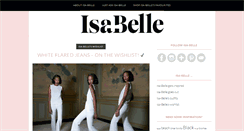 Desktop Screenshot of isa-belle.com